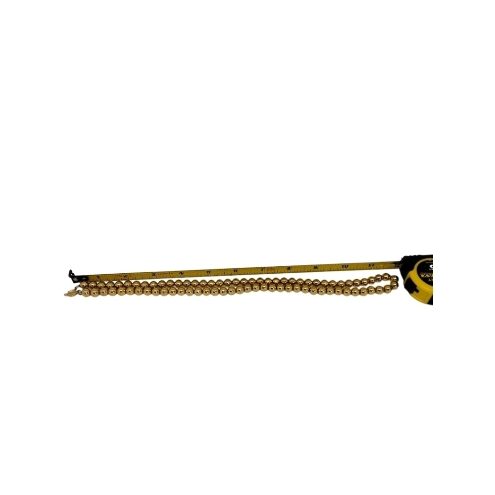 Vintage‎ Napier Gold Tone Beaded Necklace 24" - Picture 6 of 6